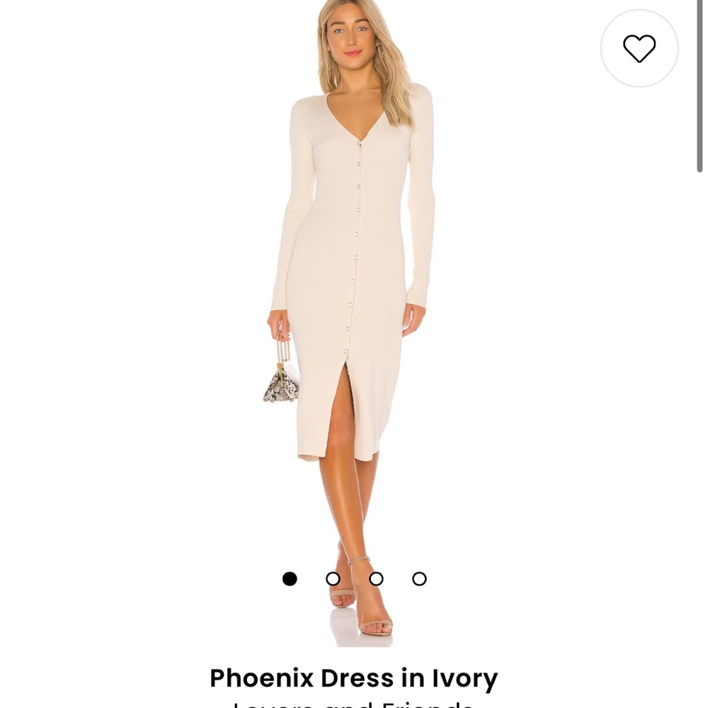 Lovers + Friends Phoenix Dress in Ivory